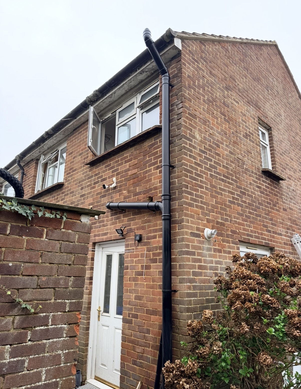 Completed uPVC soil stack replacement