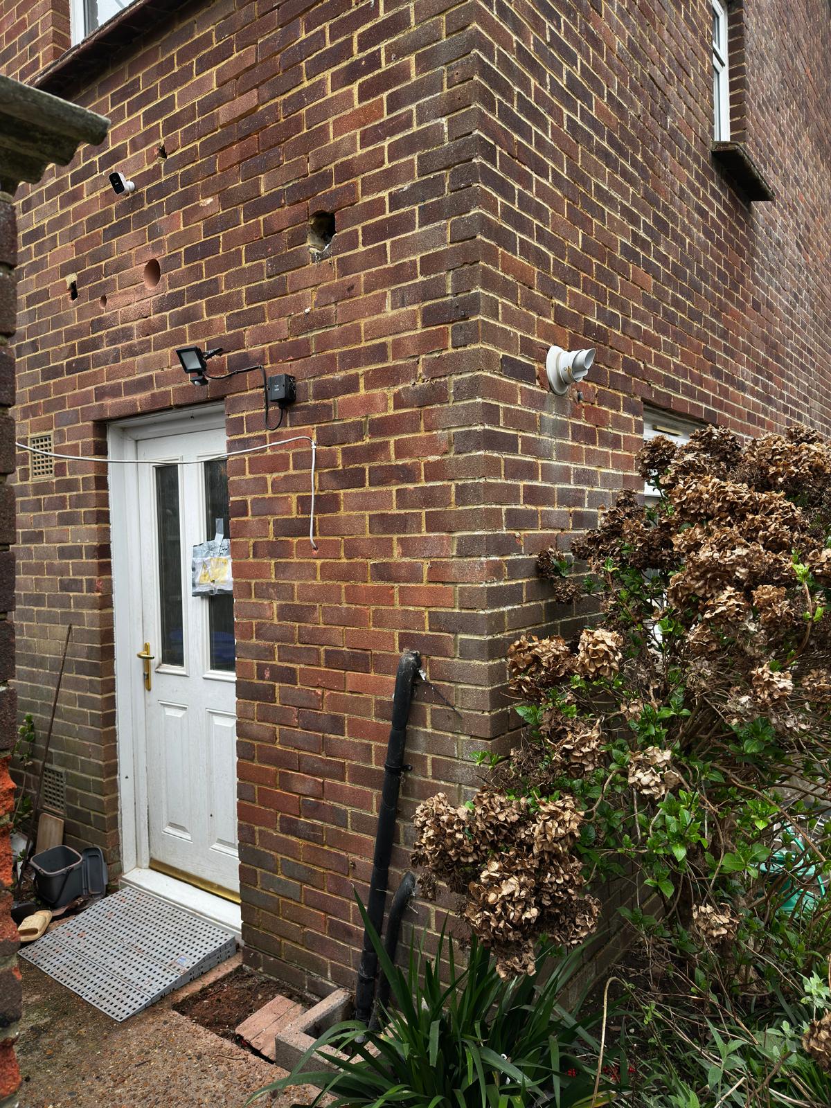 Asbestos soil stack removed