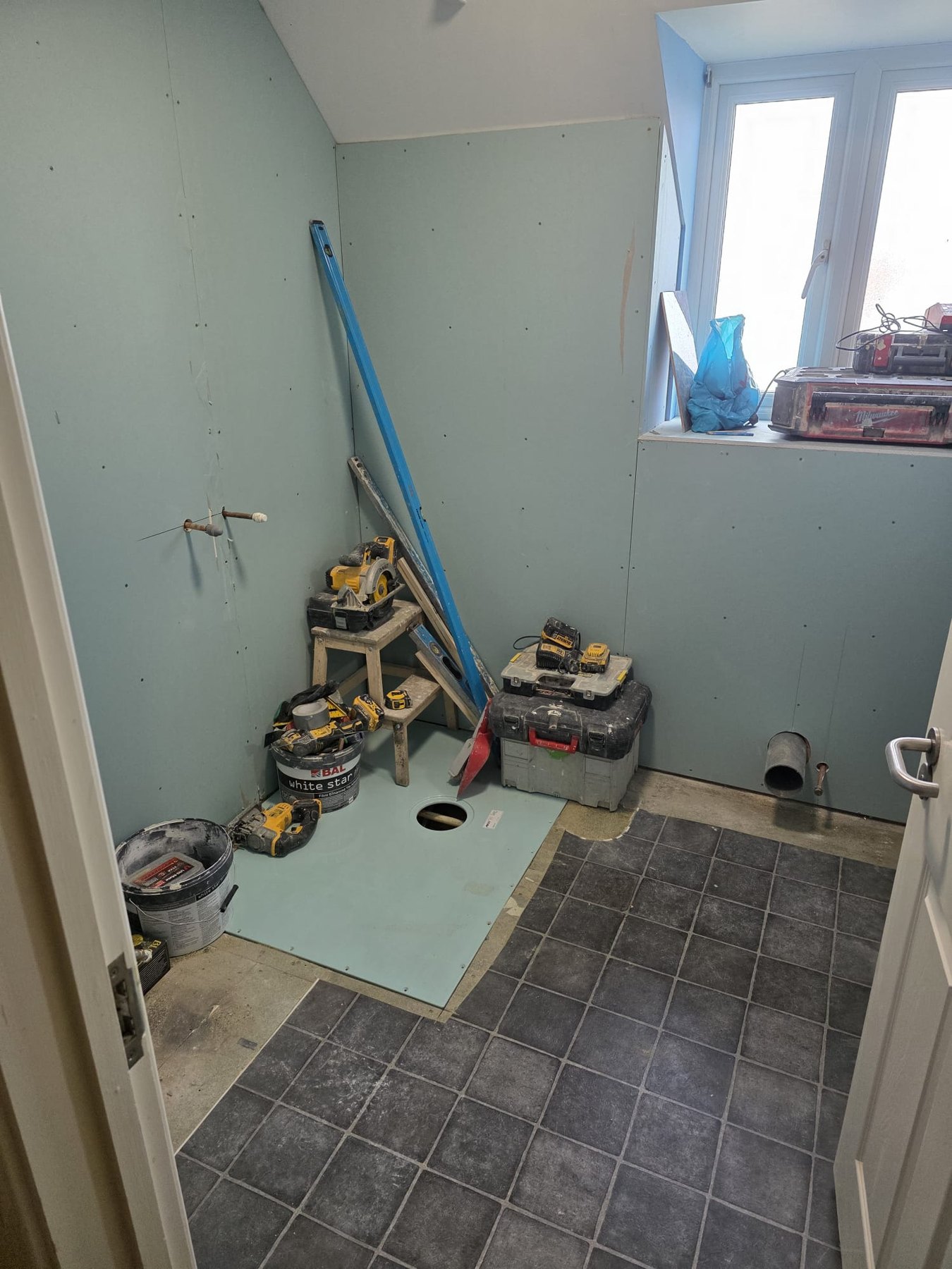Completed bathroom detail