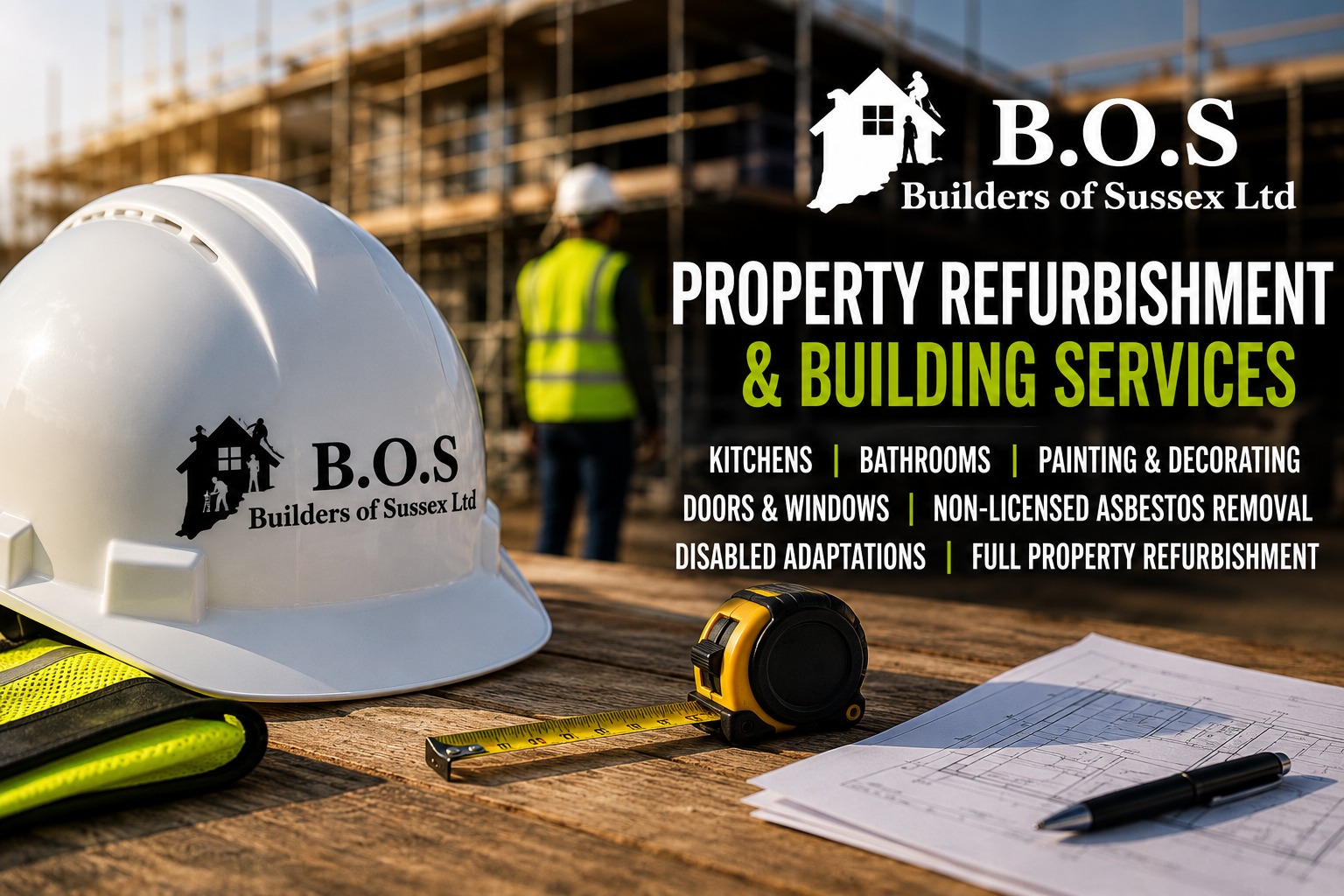 Builders of Sussex property refurbishment services